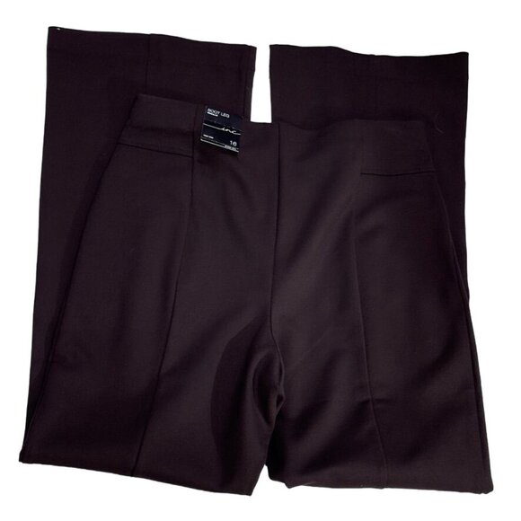 INC Women's Boot Leg Pants High Rise French Roast Rayon Blend Stretch Size 16 - Picture 11 of 11